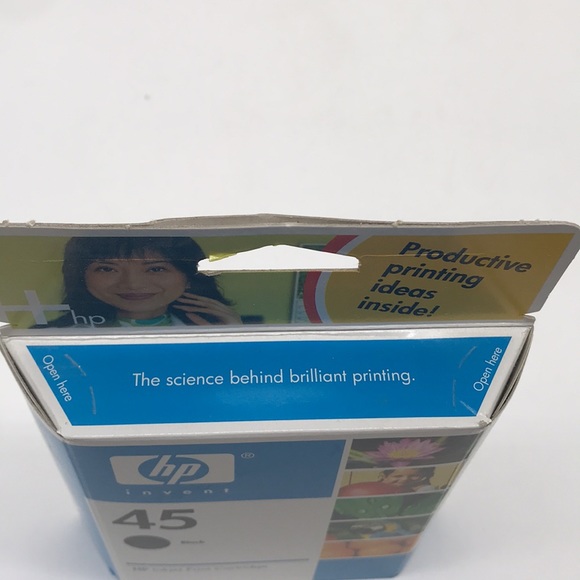 Genuine HP 45 Inkjet Print Cartridge #51645A Factory Sealed Product Expired - Picture 6 of 7